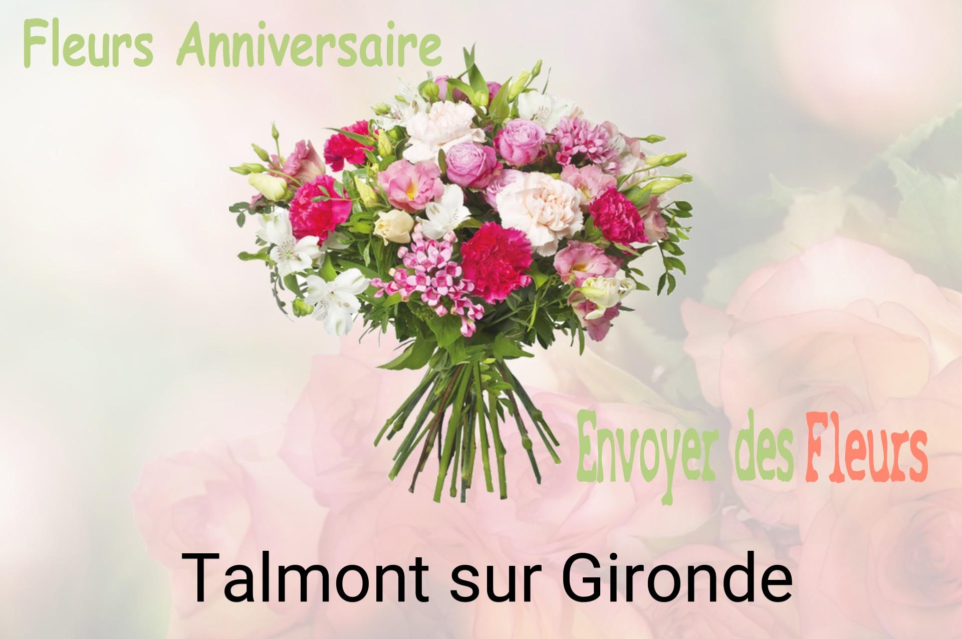 Bouquet de fleurs d’anniversaire livré à Talmont-sur-Gironde