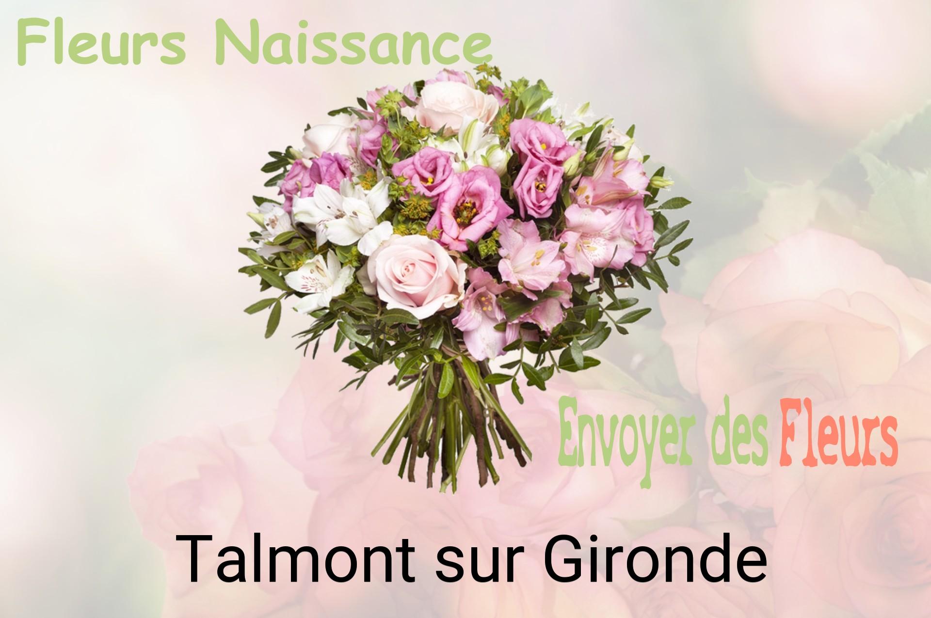 Bouquet de fleurs de naissance livré à Talmont-sur-Gironde